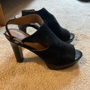 Ralph Lauren open toe heel